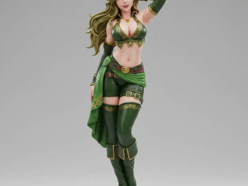 Emerald Sea Pirate Figurine