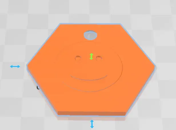 Llavero sonriente