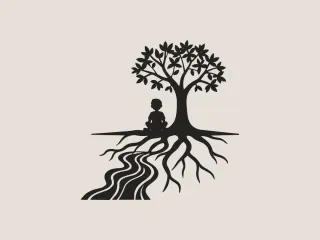 Tree & Child: Nature's Embrace 3D Print