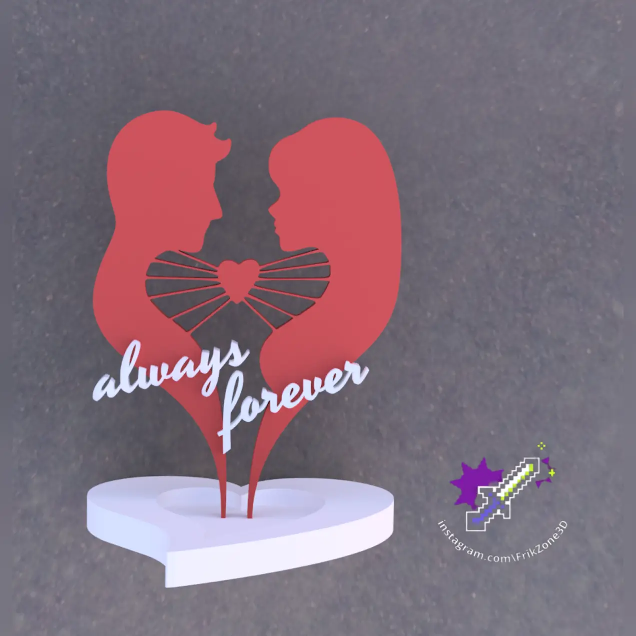 Eternal Love Silhouette