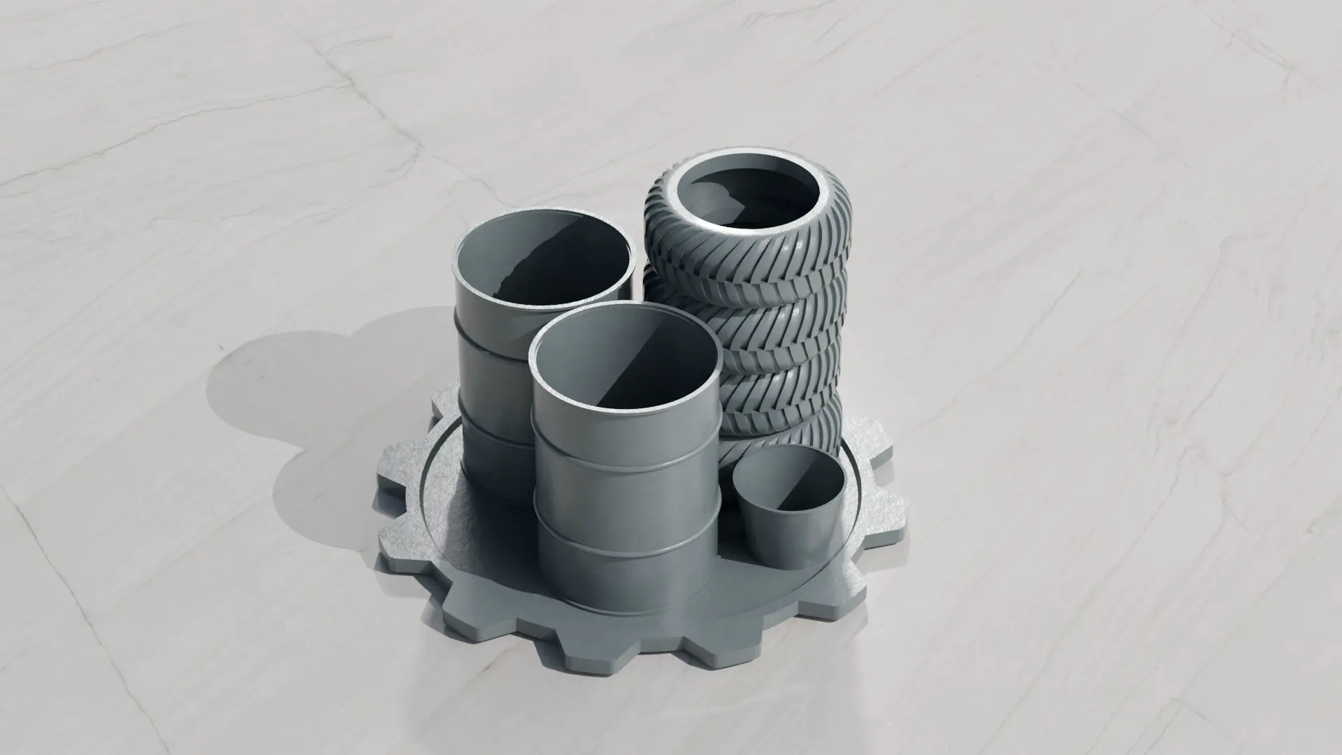 Auto pen holder