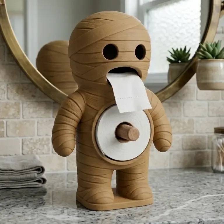 Mummy Toilet Paper Container V2