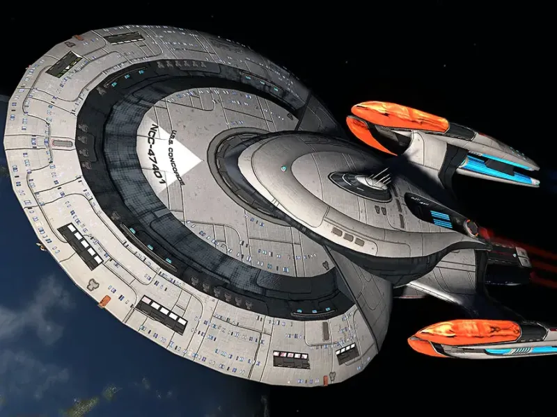 Concorde Class Federación unida de planetas Star trek 