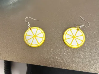 Lemon Slice Earrings