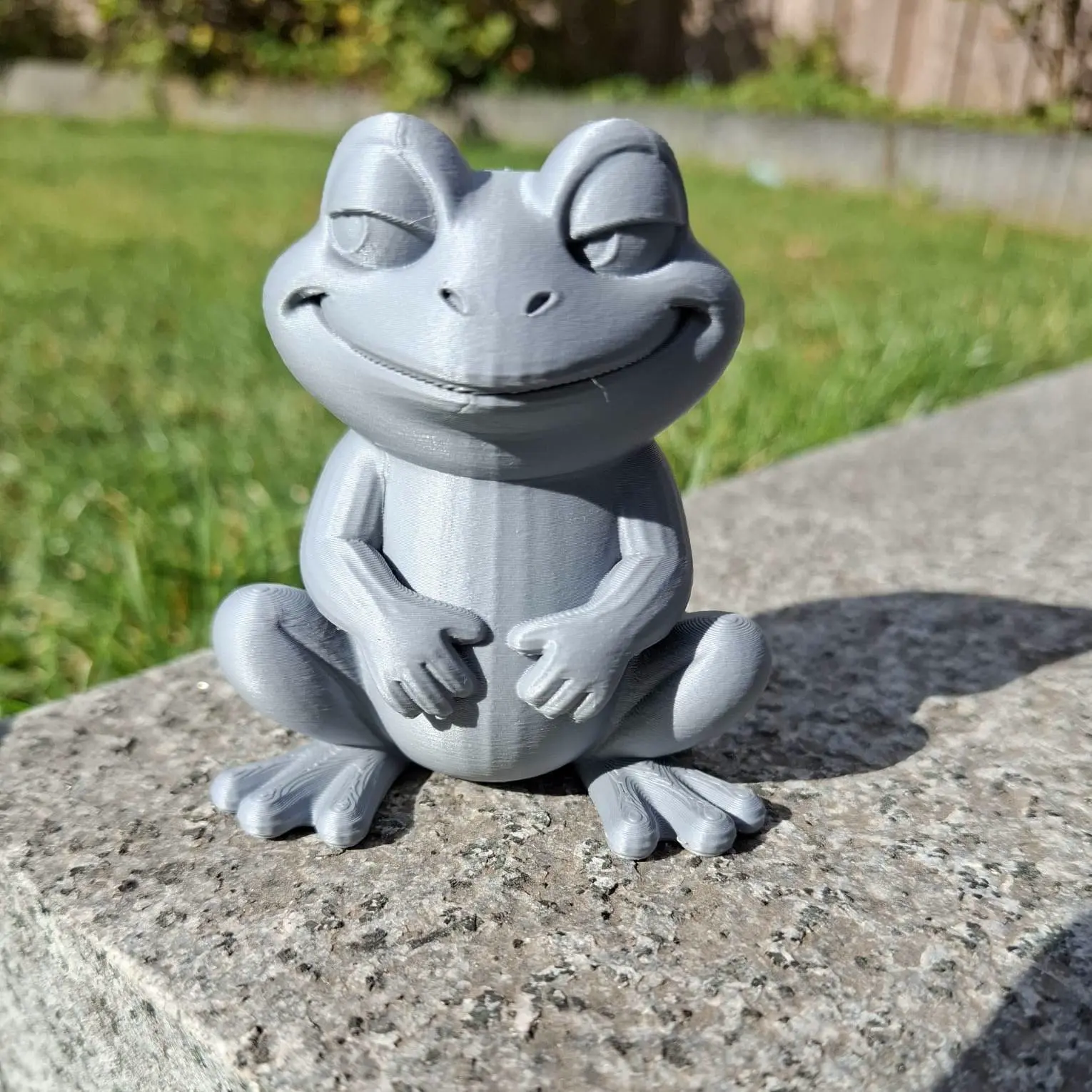 3D Printer Files | 3MF File | Chill Frog Figurine | Creality Cloud