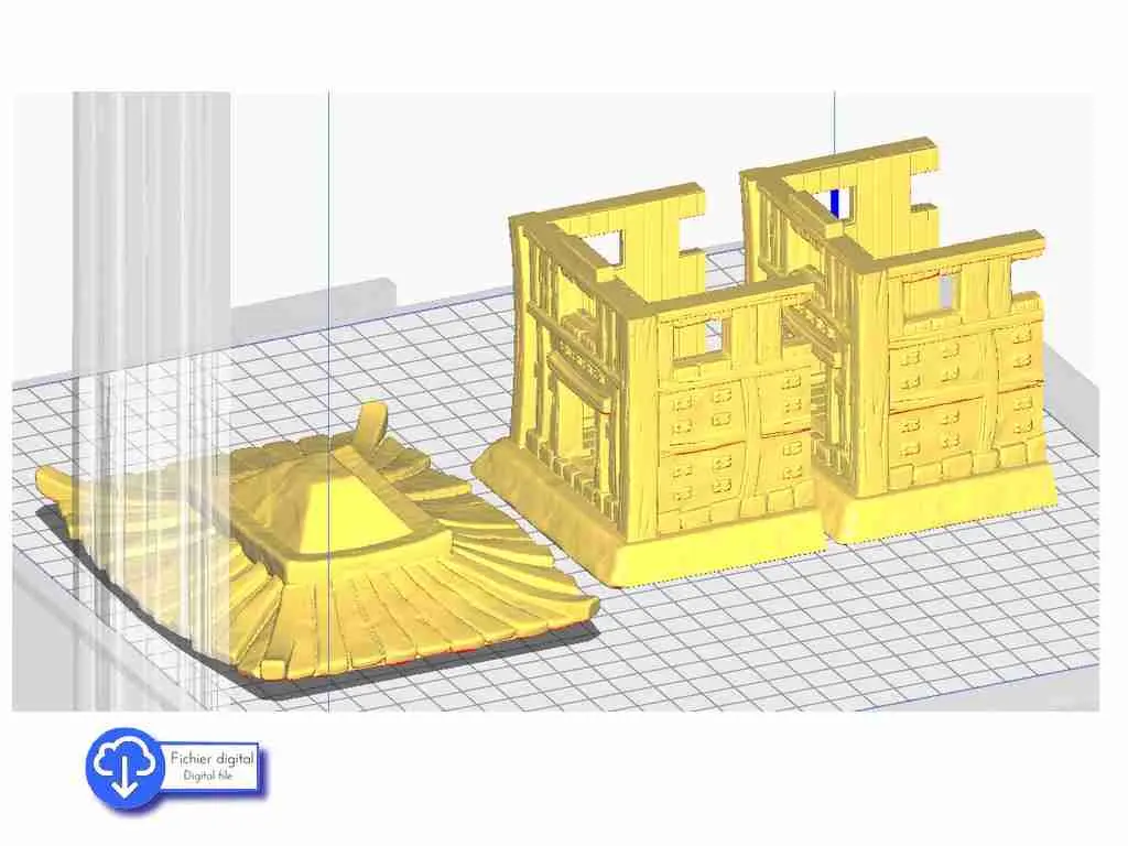 Восточный дом 10 - азиатские декорации terrain warhammer wargame