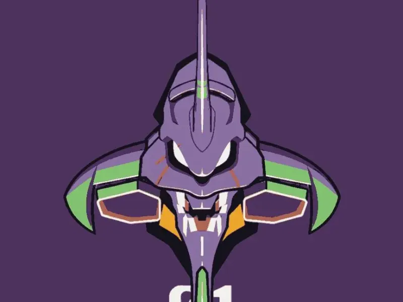 EVA 01 from Evangelion - Fan Art