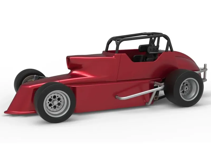 Pavement Silver Crown Car Version 2 Scale 1:25