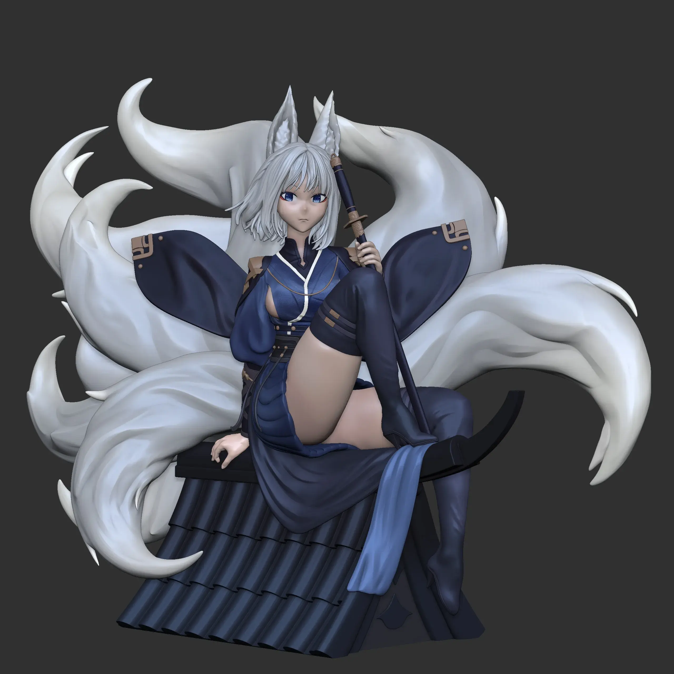 Board Games & Card Games STL Download - Kaga Azur Lane - Shinobi 9
