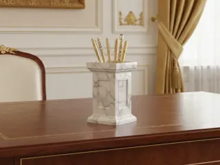 PEDESTAL PEN HOLDER AND FLOWER HOLDER