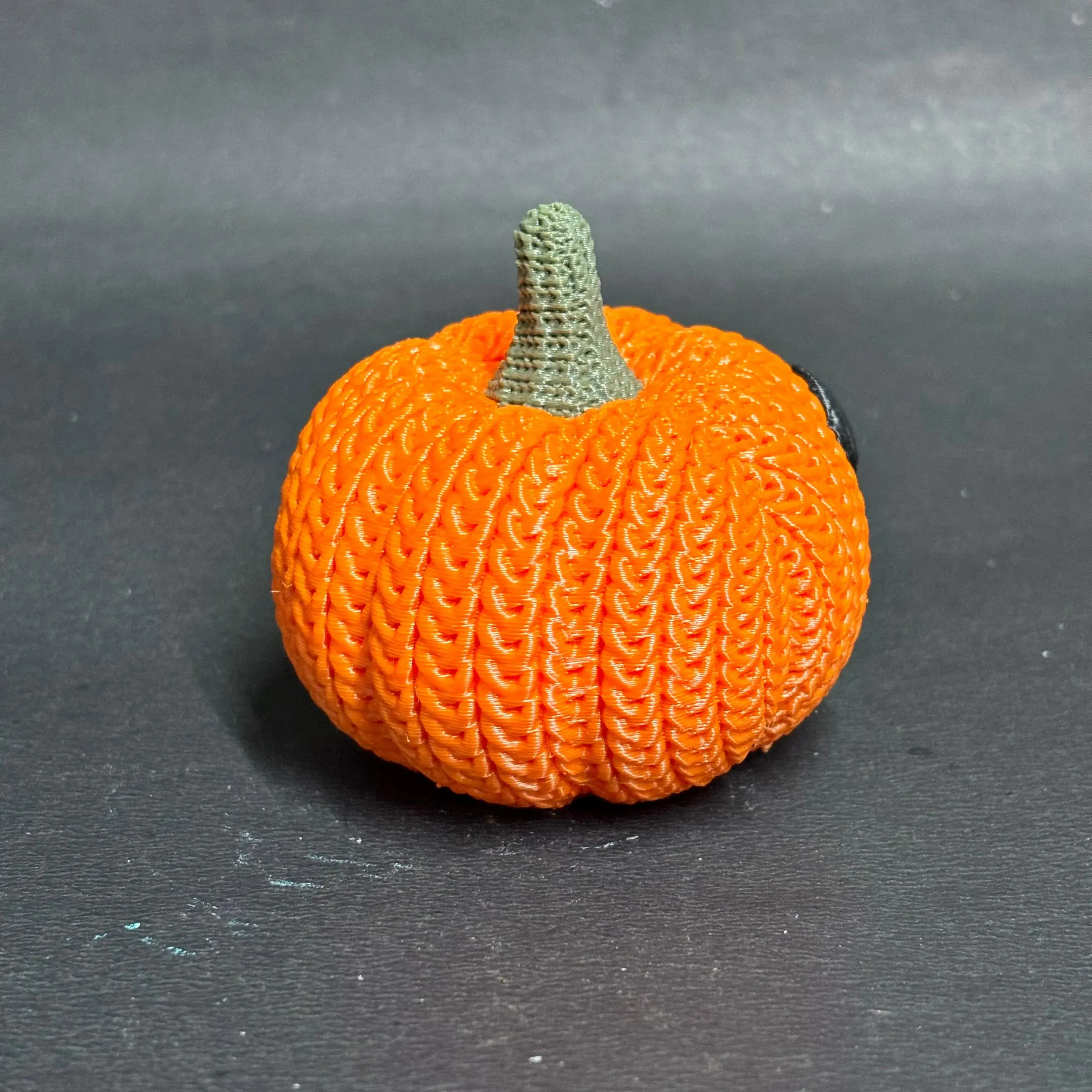 Knitted Halloween Pumpkin