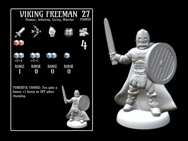 Viking Freeman (18mm scale)