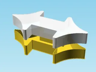 LEFT RIGHT BLACK ARROW, nestable box (v1)