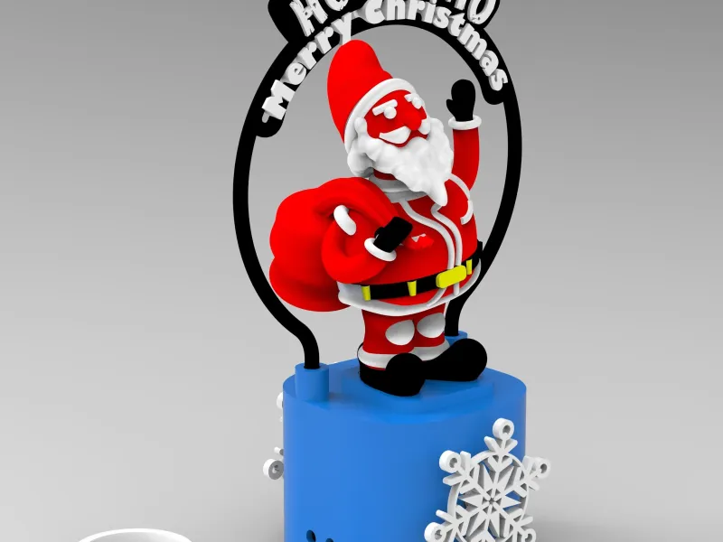 "Felice Babbo Natale danzante"