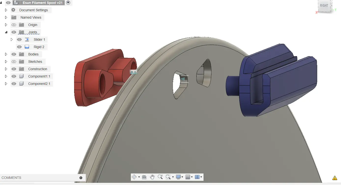 Filament Clip v5 / For Only Esun Spools