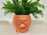 planter head man, rasta smoking joint vase-2