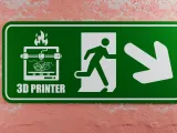 3D Printer Emergency Sign - Right Arrow Down-Right-7
