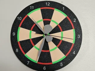 Dartboard Clock