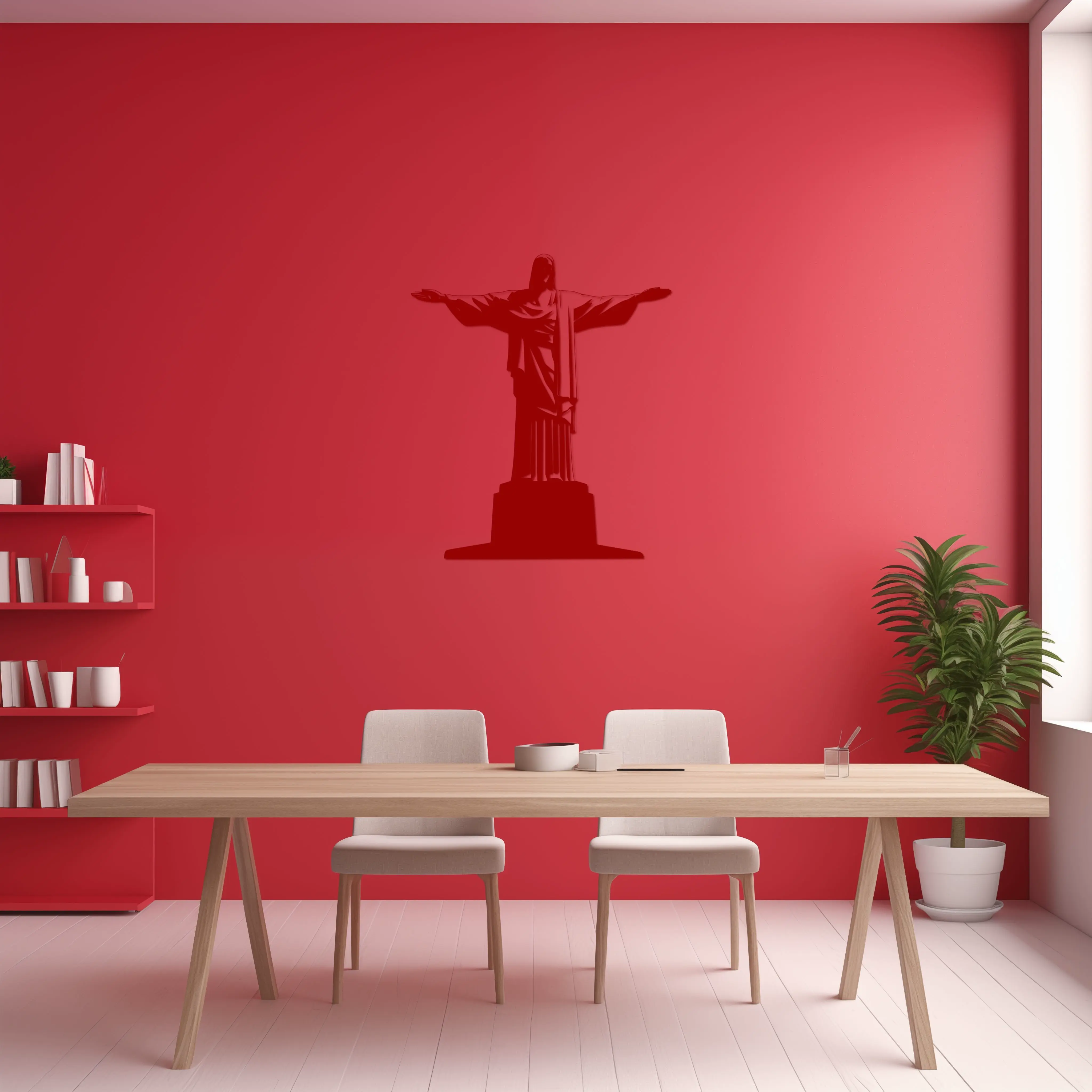 Arte de parede do Cristo Redentor