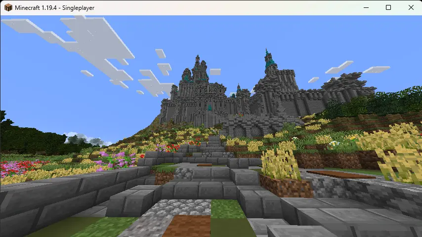 Minecraft Château de la Belle au Bois Dormant