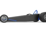 Dragster with twin Turbo drag axle Scale 1:25-1