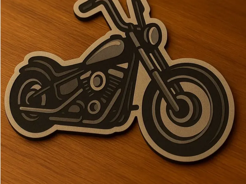 Motorbike HueForge Layered Art