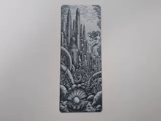 Mermaid Atlantis Sunken City Bookmark