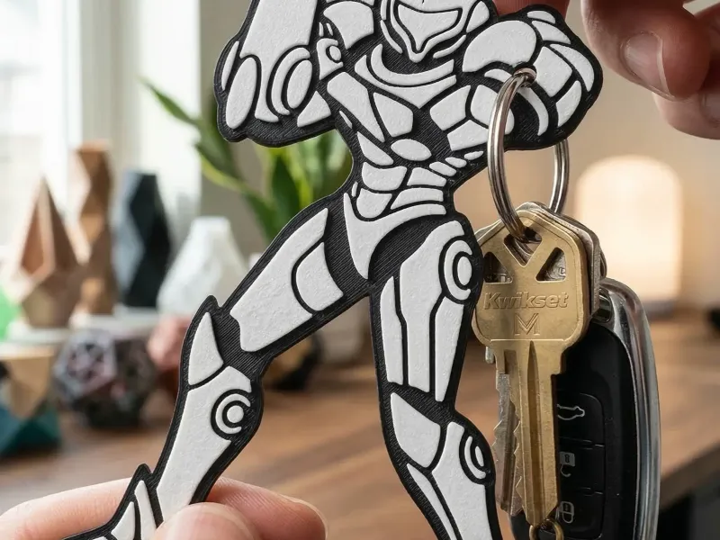 LLavero de Videojuegos - Samus