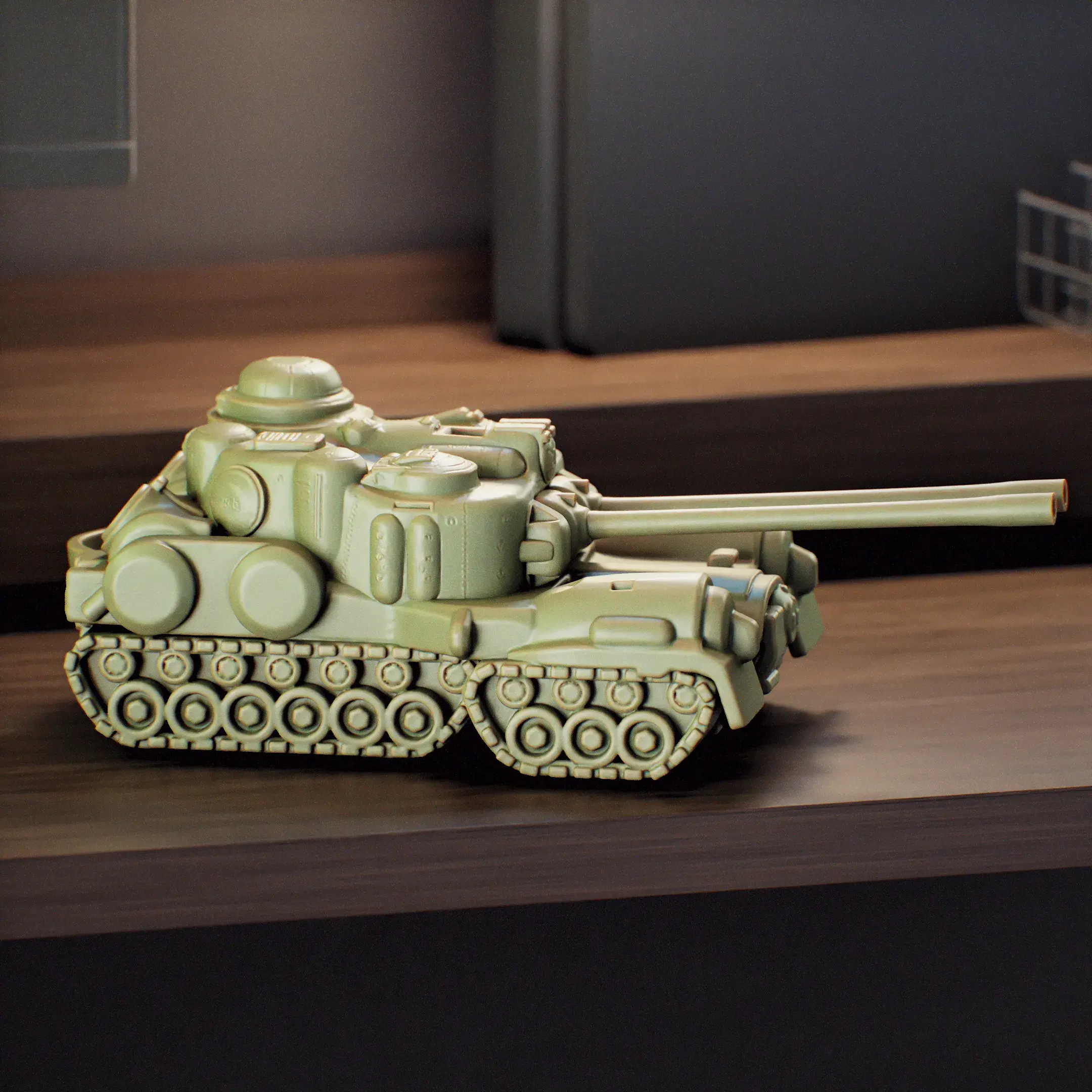 Fallout heavy tank Fan Art - Miniature