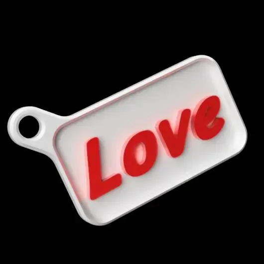 Love keychain