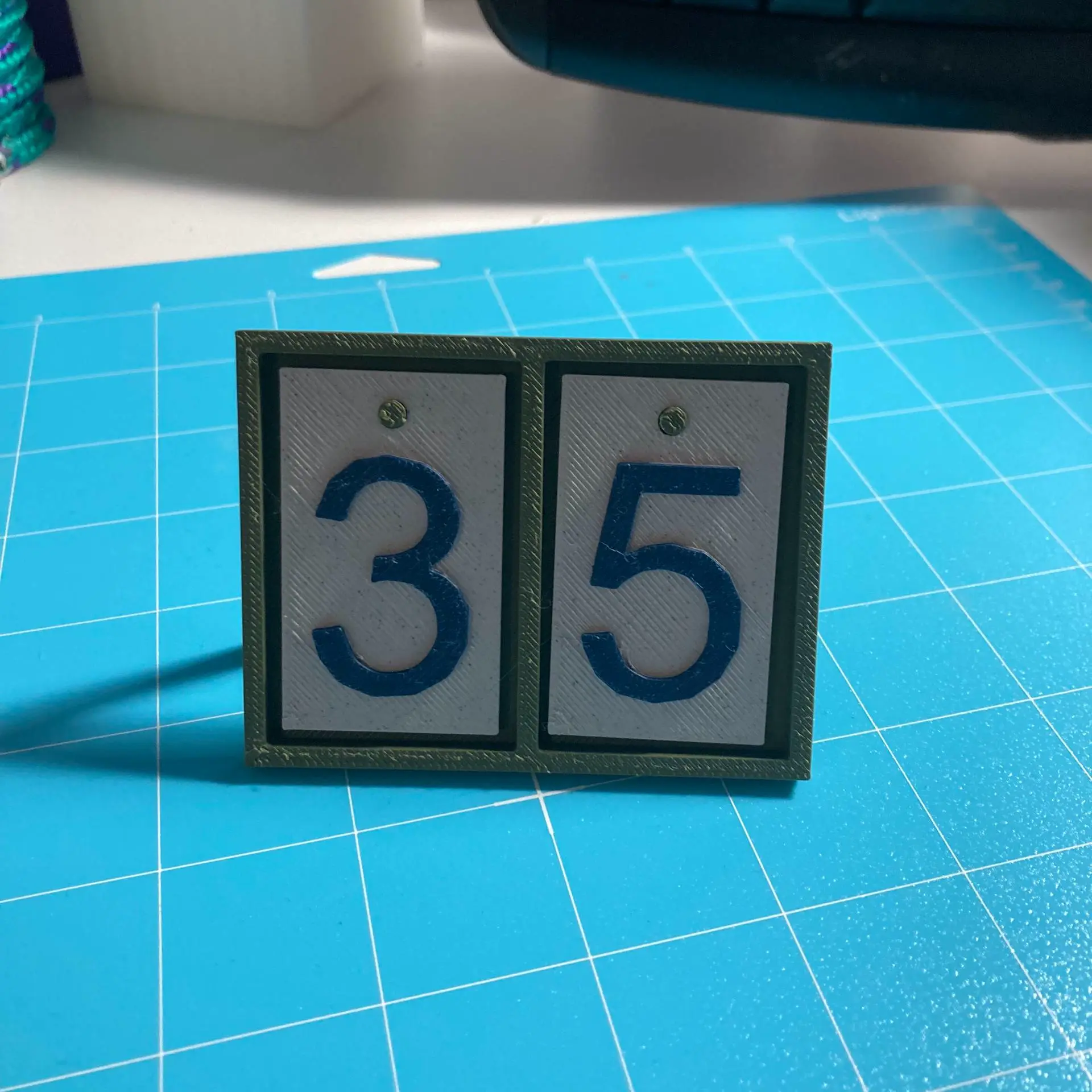 Archivos de impresora 3D | Archivo 3MF | 2 didgit digit counter ...