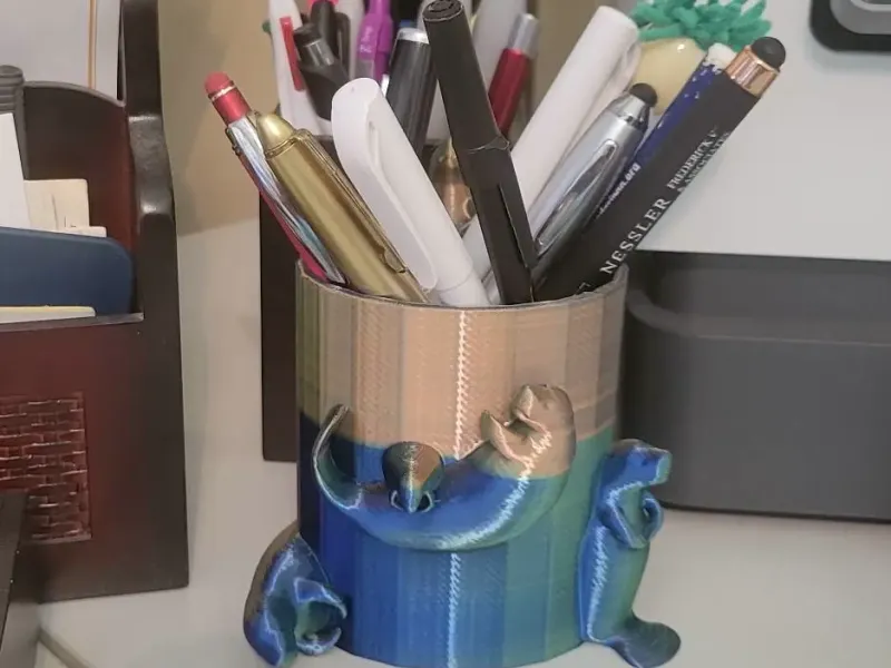 Manatee Pen Holder / Vase a little touch of Florida