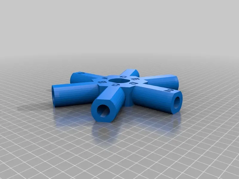 Connettori a cupola geodetica 8V per tubi in PVC da 1