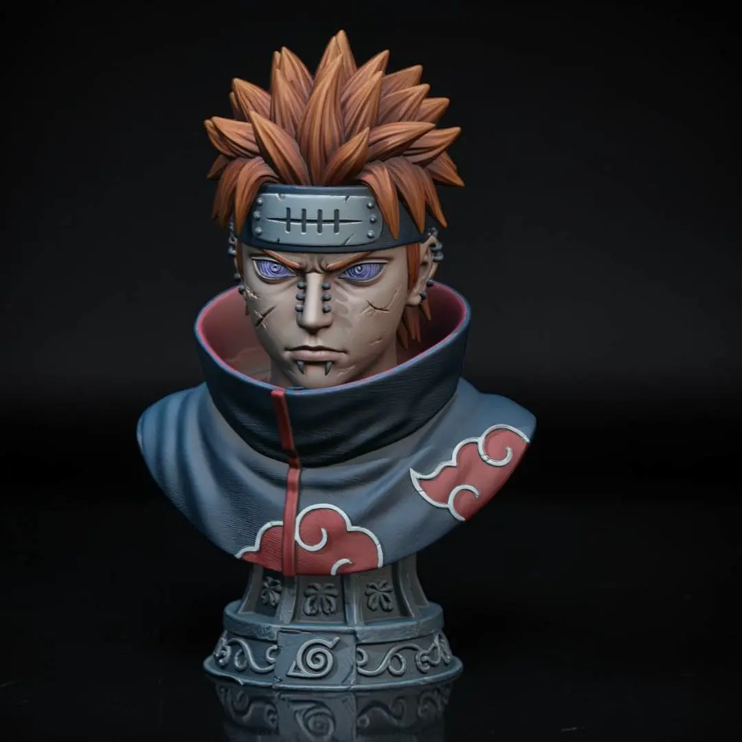 Pain Naruto Anime Bust STL – Akatsuki