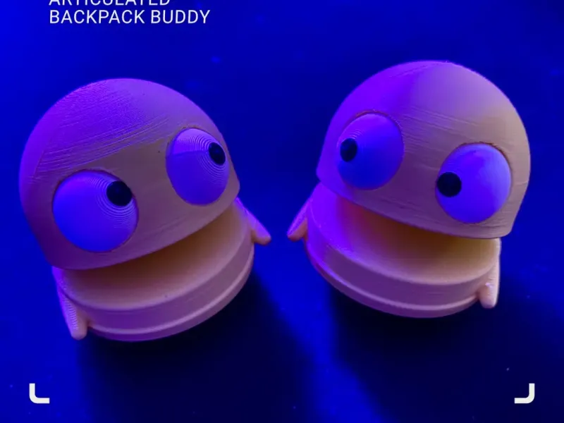 R.E.P.O (Articulated eyes and mouth) Backpack buddy / keycha