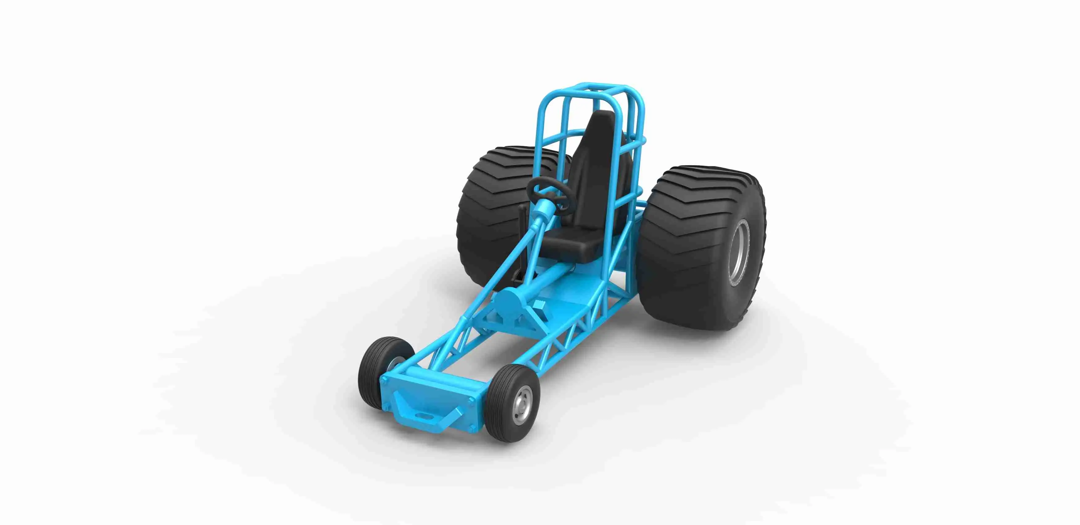 Шасси трактора Mini Rod Масштаб 1:25