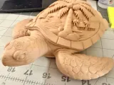 Tiki Turtle w/ Island Palm Shell -0