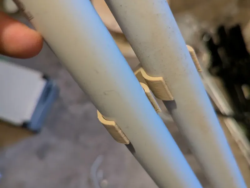 Snap in Clamp 25mm Tube Pipe