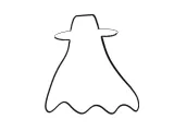 Cowboy Ghost Cookie Cutter-0