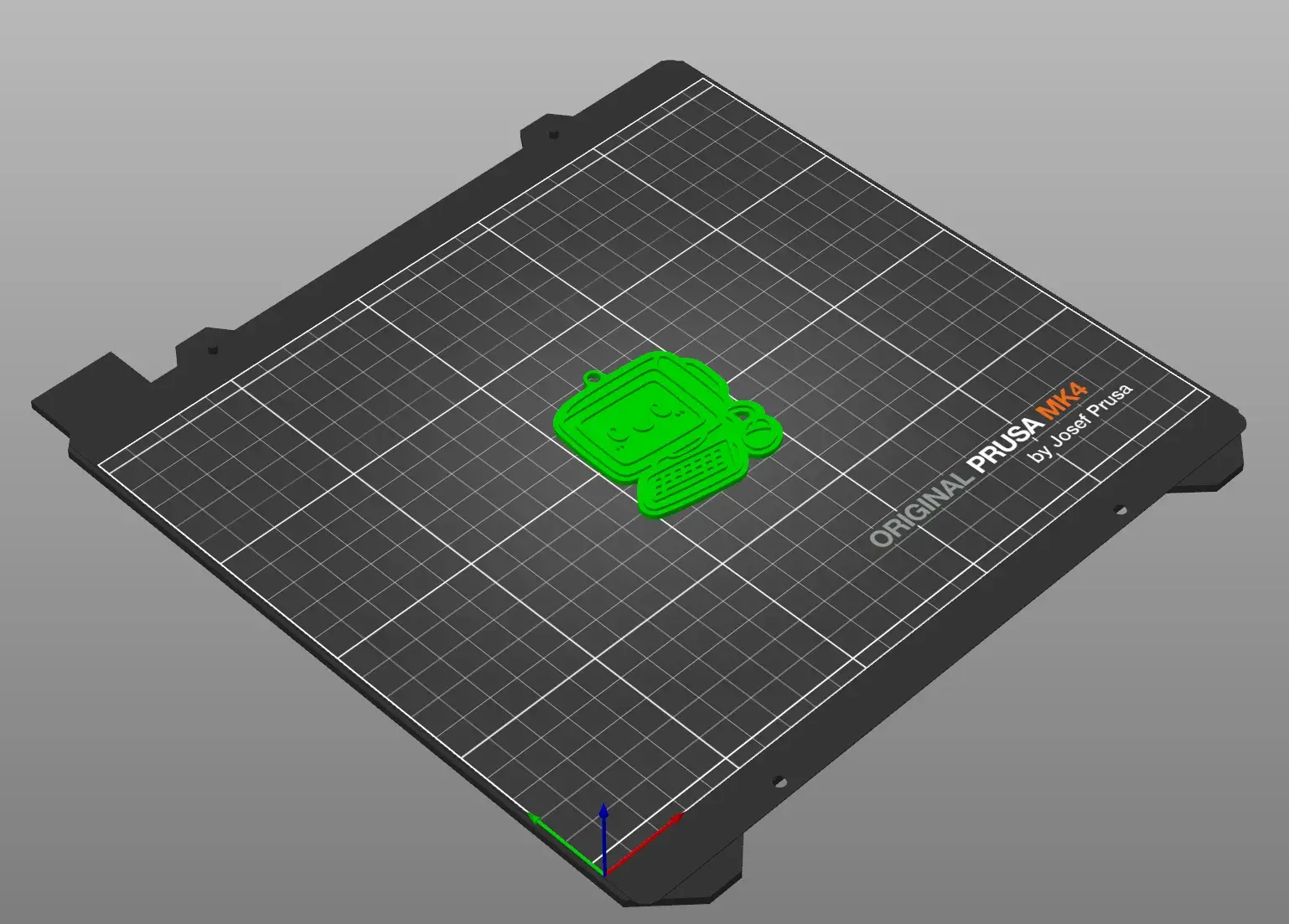 Cute Computer Keychain