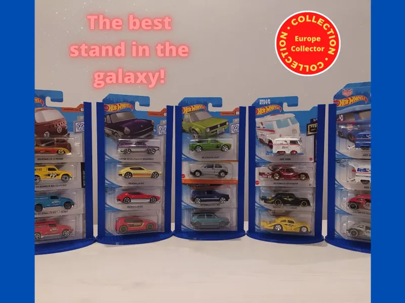 Hot Wheels Matchbox Stand Display Cart Blister Europa Collec