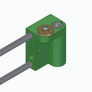 Anet A8 X Axis Printed Pieces - Idler and Motor Holders