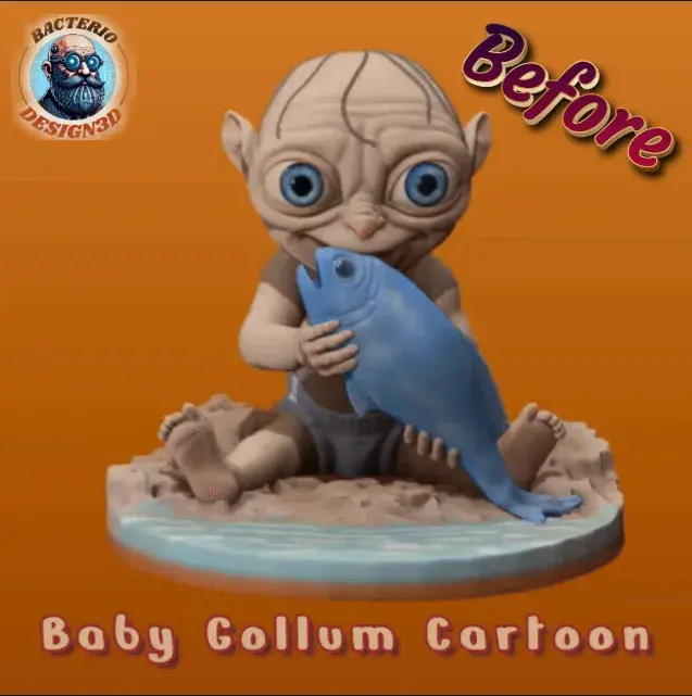 GOLLUM BABY CARTOON