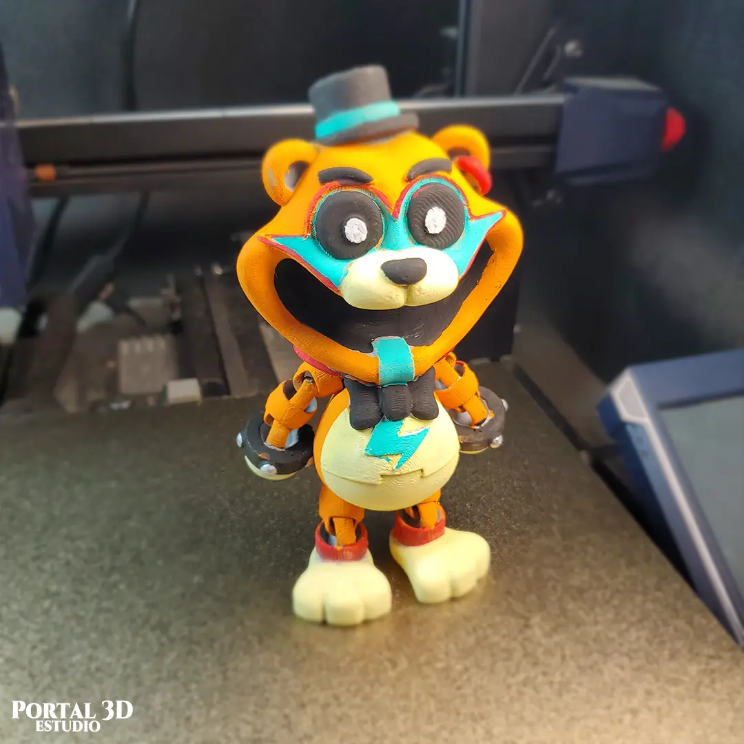 CUTE GLAMROCK FREDDY // PRINT-IN-PLACE WITHOUT SUPPORT