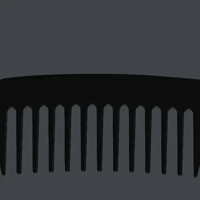 Comb wide tooth