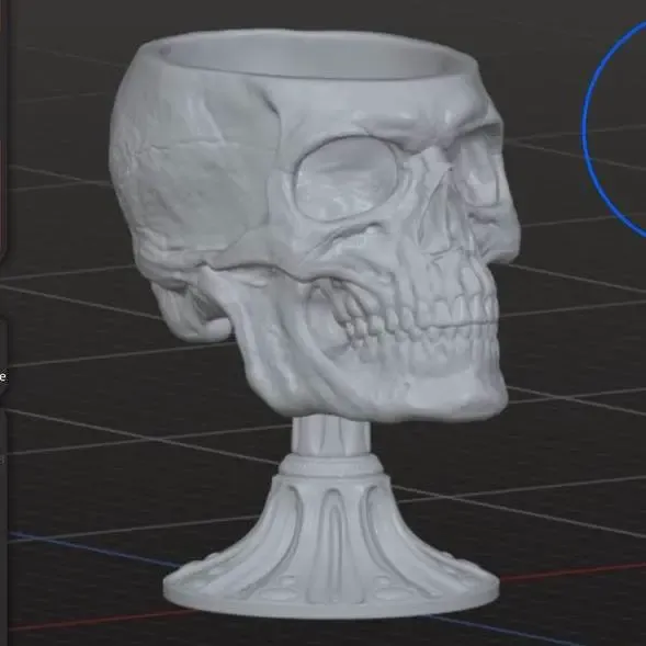 skull cup
