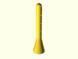 Customizable RC car battery post-2