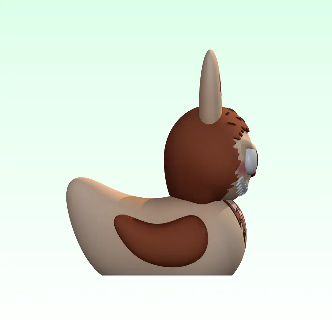 Labubu Duck 3D Model STL file Cute Fanart