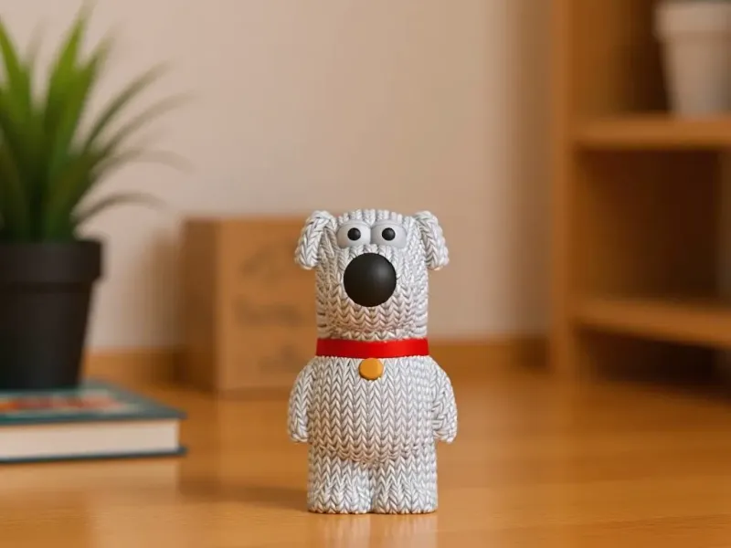Dog Brian Griffin from Family Guy Knitted - Crochet