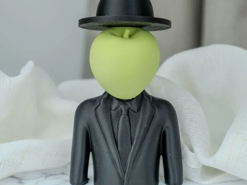 Echo of Magritte - A Surrealist Sculpture
